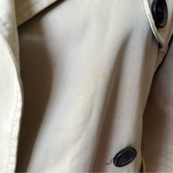 Banana Republic Trench Coat Womens Khaki Short - Picture 7 of 7